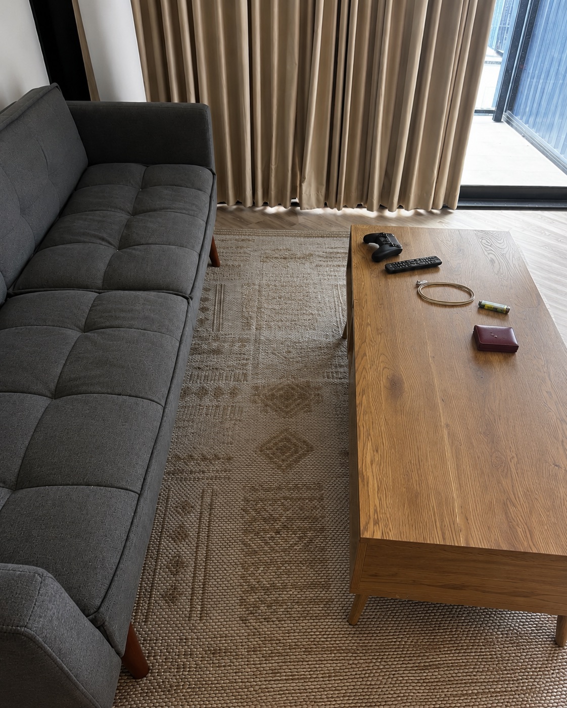 Tidy living room after Lumi Cleaning